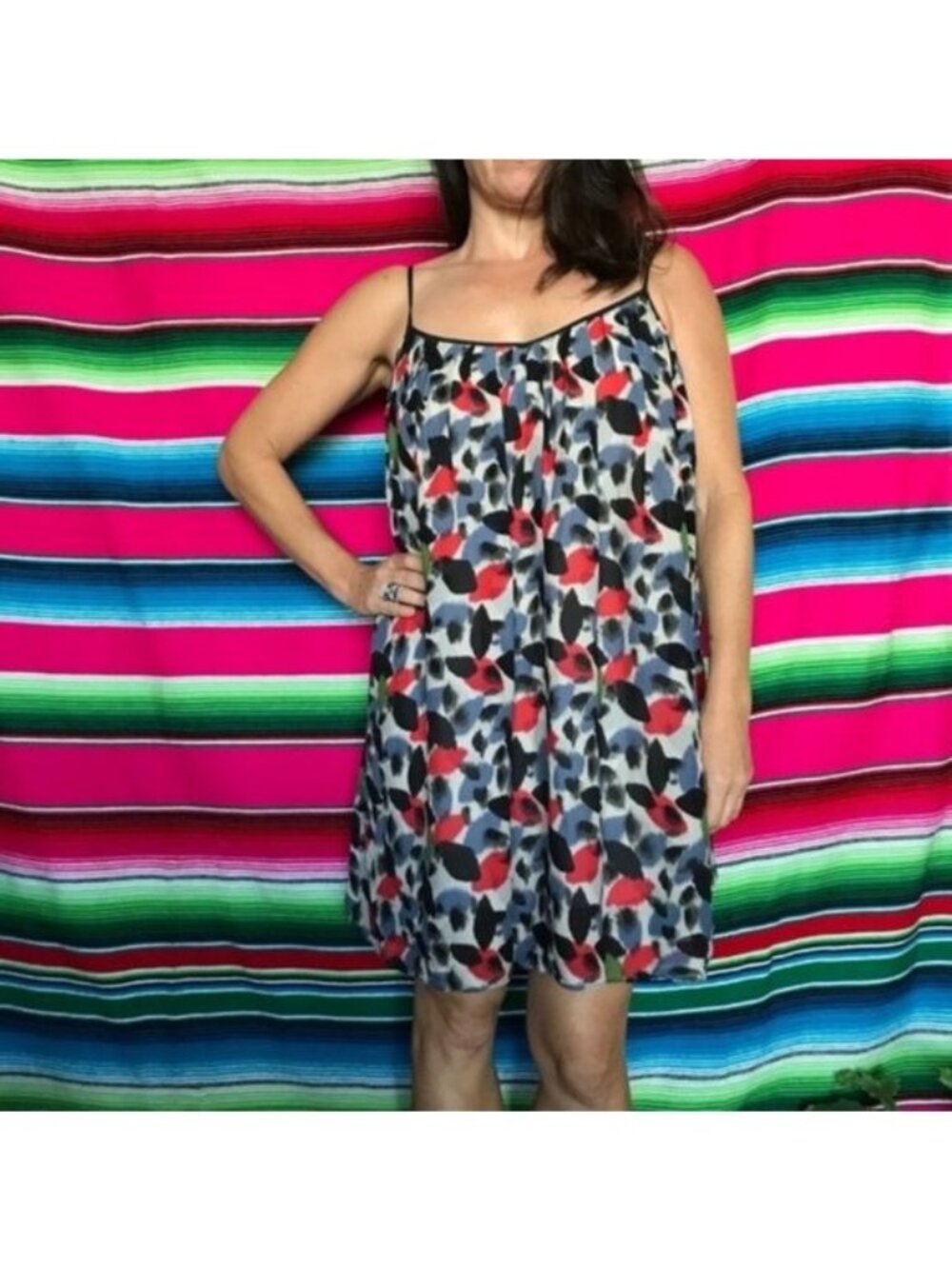 Anthro Corey Lynn Calter Patterned Sun Print Dress